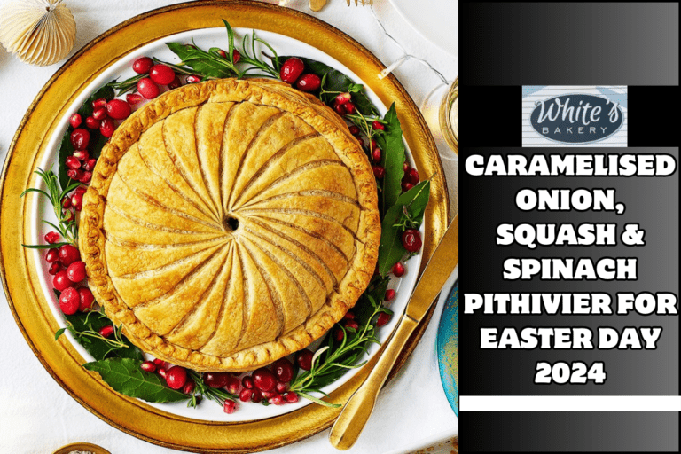 Caramelised Onion, Squash & Spinach Pithivier For Easter Day 2024